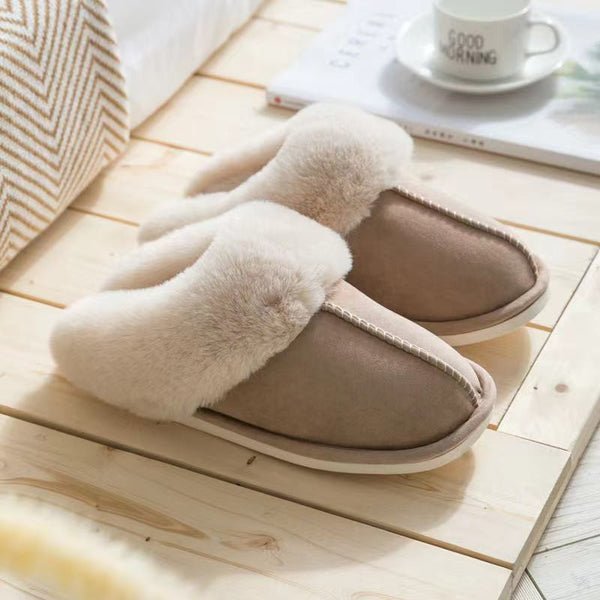 Winter Comfy Fluffy Fur Home Indoor and Outdoor Slipper Slider