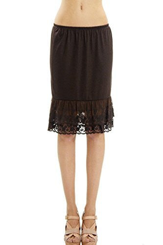 Women's Knit Double Laced Half Slip/Skirt Extender - Shop Lev