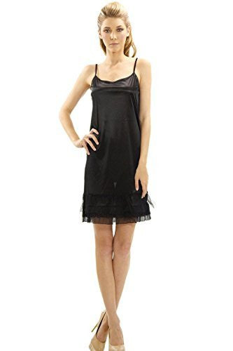 Melody Ruffle Combo Satin Full Slip - Shop Lev