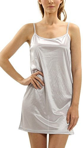 Women's Basic Satin Camisole Full Slip - Shop Lev