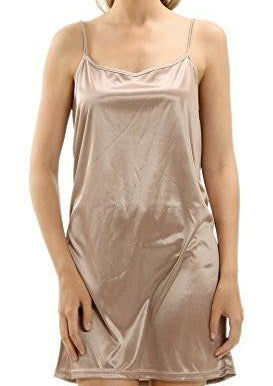 Women's Basic Satin Camisole Full Slip - Shop Lev