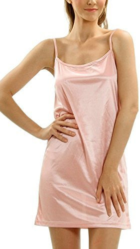 Women's Basic Satin Camisole Full Slip - Shop Lev