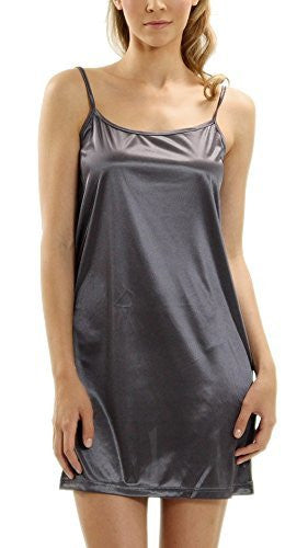 Women's Basic Satin Camisole Full Slip - Shop Lev