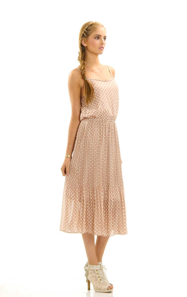 Chiffon Polka Dot Dress - Shop Lev