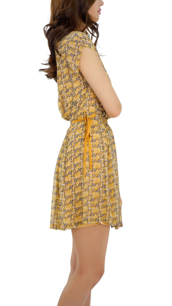 Butterfly Printed Mini Dress - Shop Lev