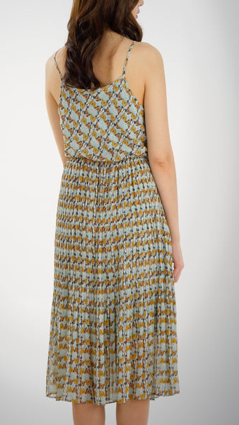 Butterfly Printed Midi Dress - Shop Lev