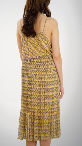 Butterfly Printed Midi Dress - Shop Lev