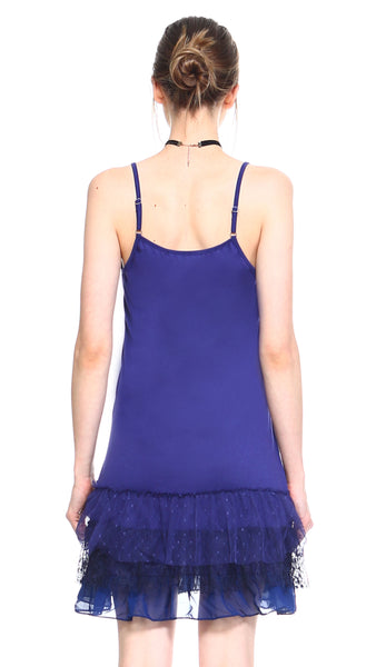 Women's Knit Flare Full Slip with 3 combo ruffle layers - Shop Lev