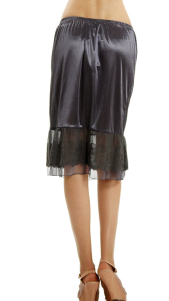 Women Circle Lace Satin Half Slip Skirt Extender - Shop Lev