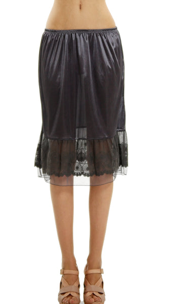 Women Circle Lace Satin Half Slip Skirt Extender - Shop Lev