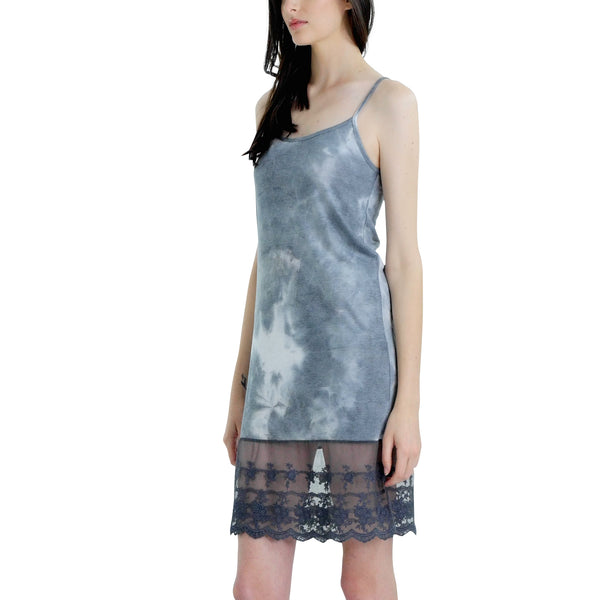 Women Tie dye lace camisole full slip extender - Shop Lev