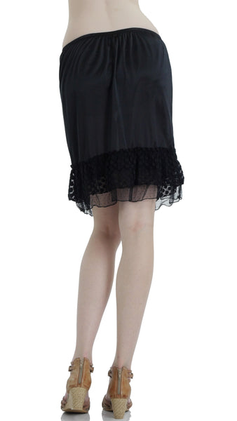 Women Bubble Lace Satin Half Slip Skirt Extender - Shop Lev