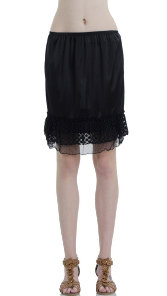 Women Bubble Lace Satin Half Slip Skirt Extender - Shop Lev