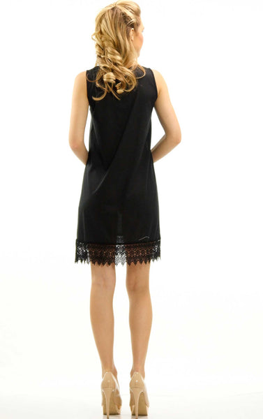 Womens Soild Knit Lace Tank Full Slip Dress Extender - Shop Lev