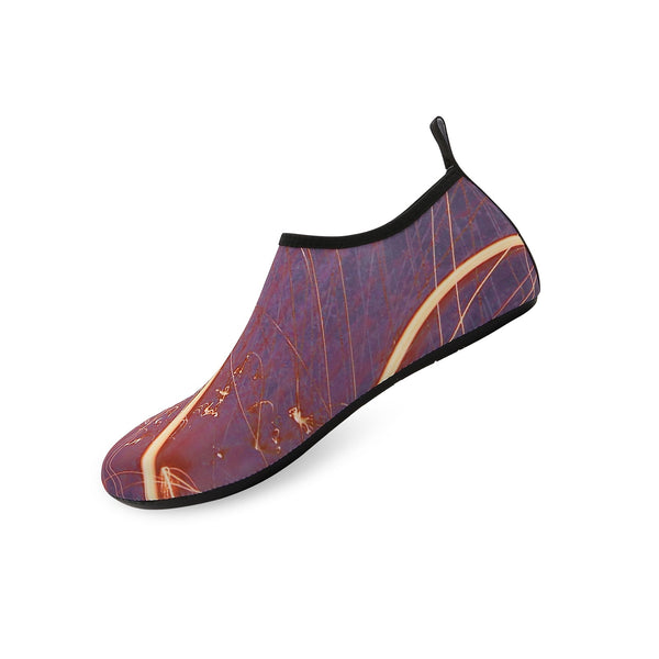 Men and Women a Slip On Barefoot Quick-Dry Beach Aqua Yoga Water Shoes (Spark/Red)