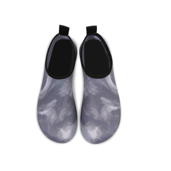 Men and Women a Slip On Barefoot Quick-Dry Beach Aqua Yoga Water Shoes (Fog/Grey)