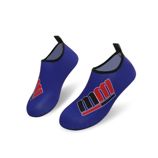 Men and Women a Slip On Barefoot Quick-Dry Beach Aqua Yoga Water Shoes (MM/Purple)