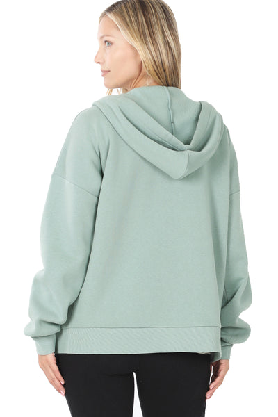 ZENANA Women 2 Piece Set Full-Zip Hoodie Jacket and Jogger Pants