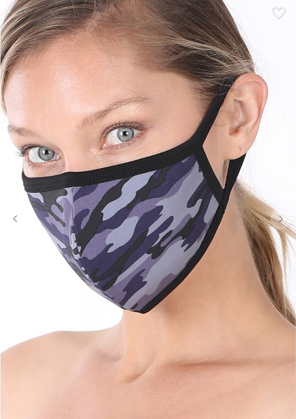 Various 6 Pack 3D Shape Washable Cotton Fashion Mask