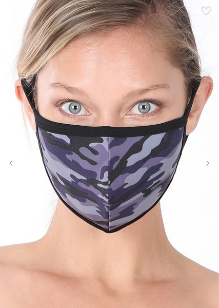 Various 6 Pack 3D Shape Washable Cotton Fashion Mask