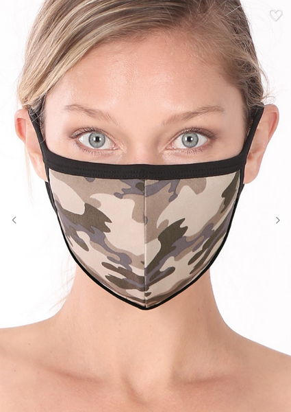 Various 6 Pack 3D Shape Washable Cotton Fashion Mask
