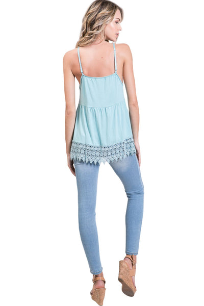 Women's Modal Lace Swing Camisole with adjustable straps - Shop Lev