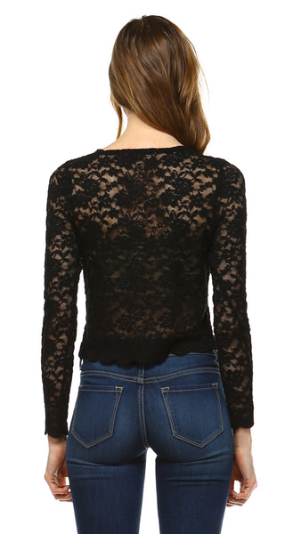 Long Sleeve Crop Top - Shop Lev