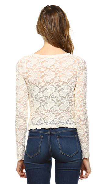 Long Sleeve Crop Top - Shop Lev