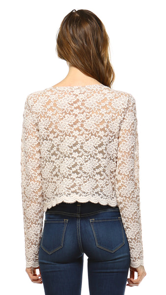 Long Sleeve Crop Top - Shop Lev