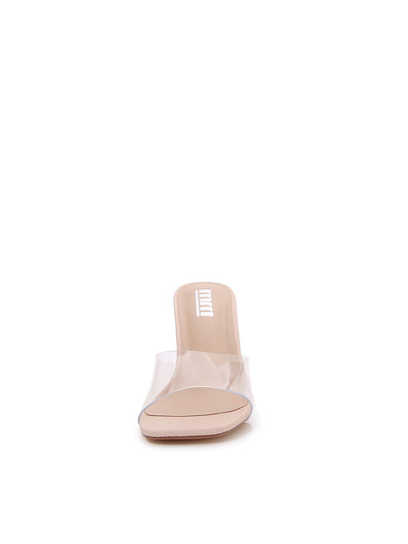 Single Braided Strap High Chunky Heeled Sandals