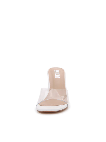 Single Braided Strap High Chunky Heeled Sandals